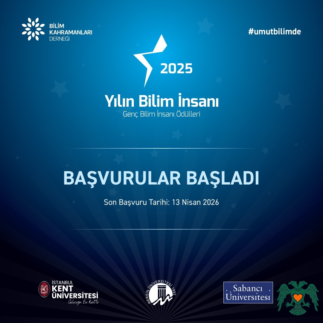 Genç Bilim İnsanları Aranıyor: 2025 Yılın Bilim İnsanı Ödülleri Başvuruları Başladı!