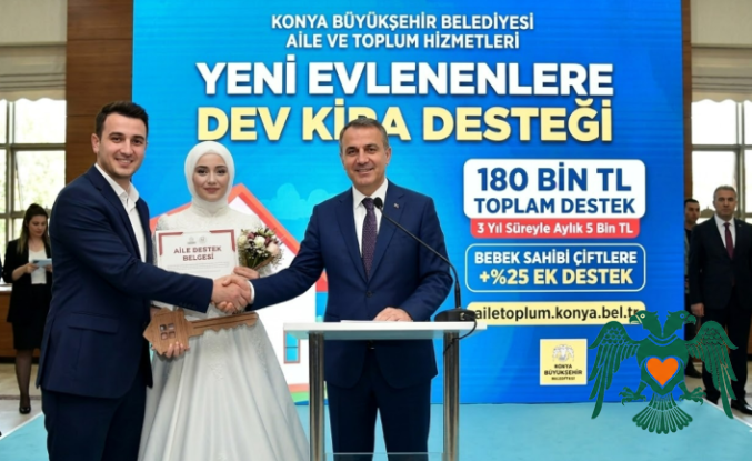Konya'da Yeni Evlenenlere Müjde: 180 Bin TL Kira Desteği Başladı!