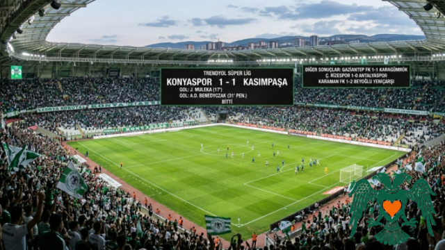 Konyaspor Sahadan Beraberlikle Ayrıldı: Spor Dünyasında Haftalık Sonuçlar
