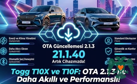 Togg OTA 2.1.3 Güncellemesi Yayınlandı: T10X ve T10F’e Yeni Özellikler!